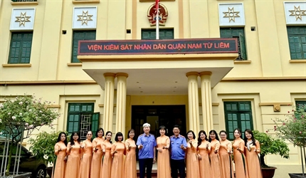 Viện KSND quận Nam Từ Liêm hưởng ứng chào mừng ngày phụ nữ Việt Nam 20/10